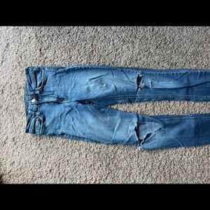 Calvin Klein ripped jeans